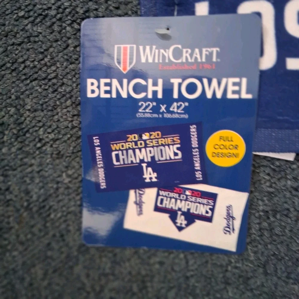 Los Angeles Dodgers Bench Towel 22